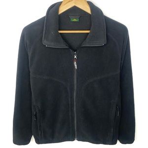 Cabela's Men’s Black Polartec Full Zip Outerwear Fleece Jacket Size Medium